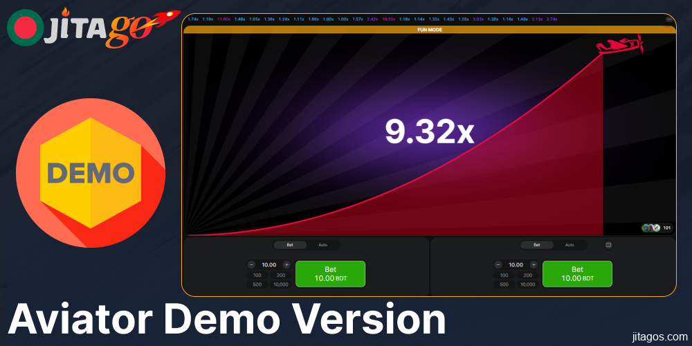 Aviator demo version for Jiatgo players from Bangladesh