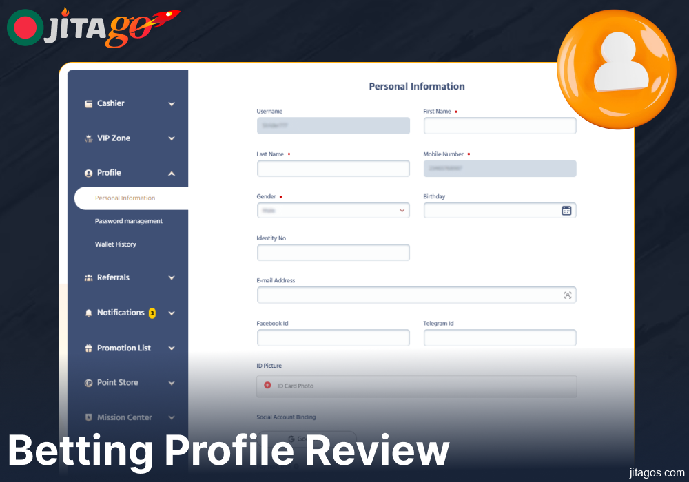 Jitago account review for players from Bangladesh
