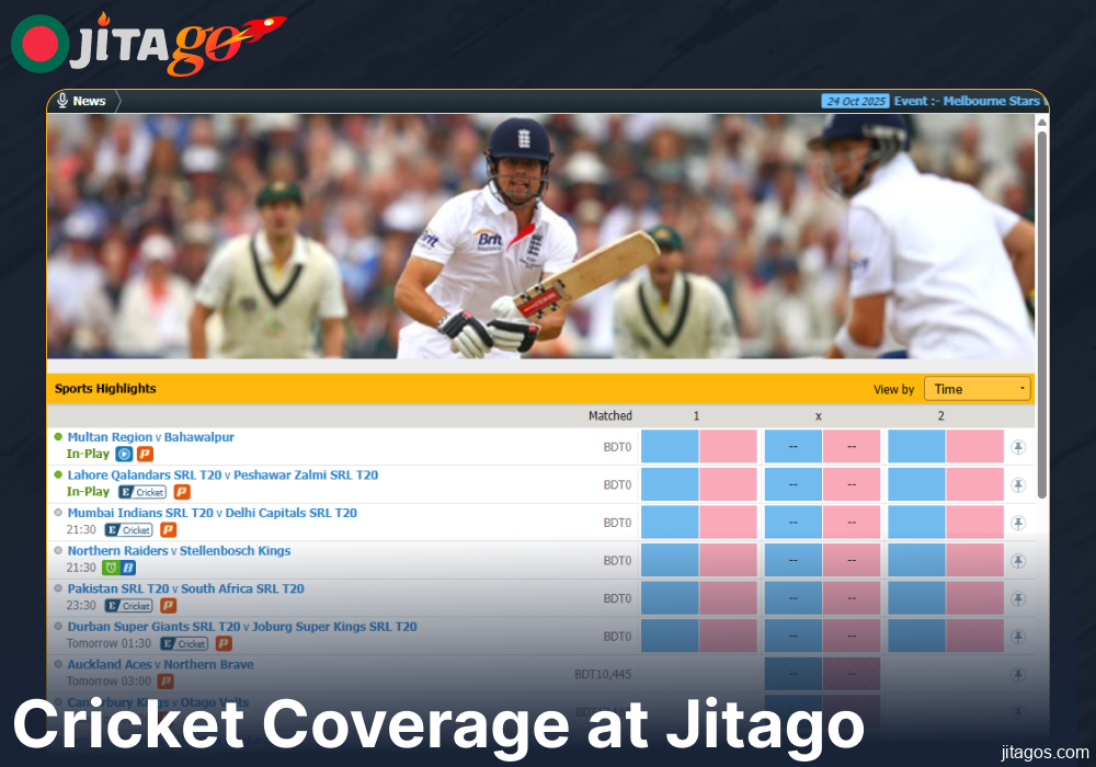 Cricket Coverage at Jitago in Bangladesh
