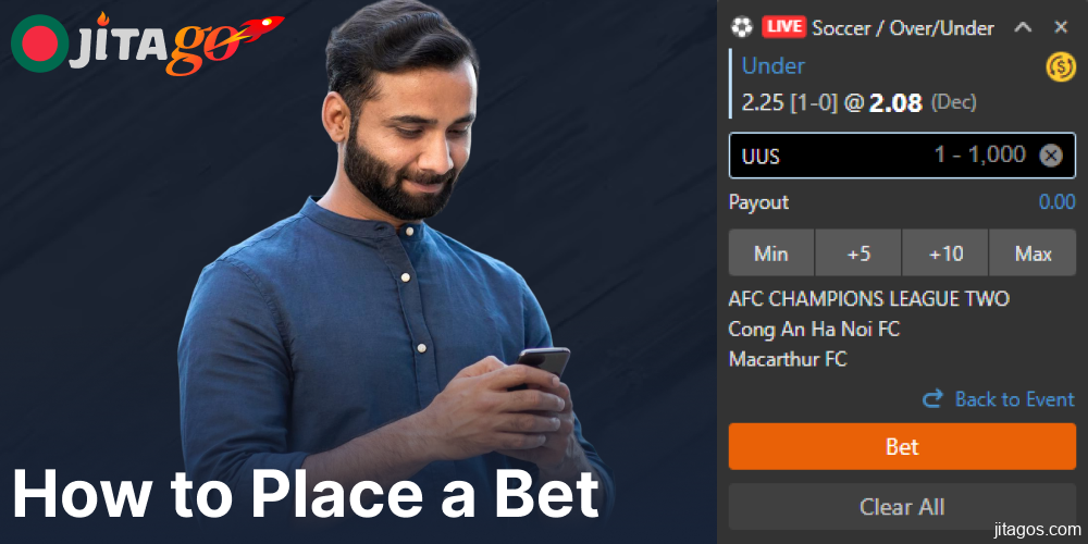 Guide on making bets on Jitago for players from Bangladesh