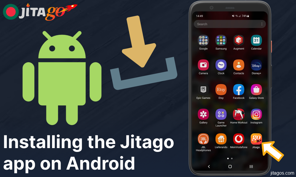 Guide on Jitago app installation on Android devices