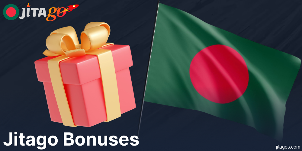 Bonuses and promotions in Jitago casino for players from Bangladesh