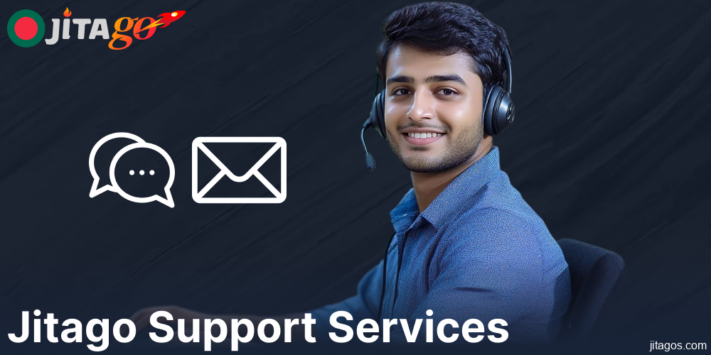 Jitago customer support servicers for players from Bangladesh