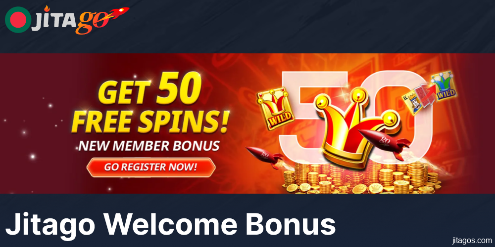 Jitago Welcome Bonus available to players from Bangladesh