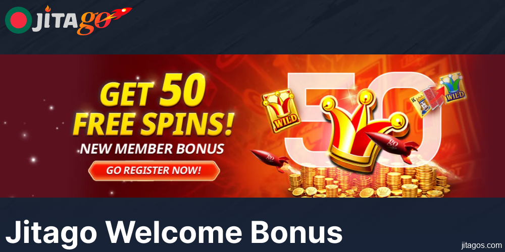 Jitago Welcome Bonus available to players from Bangladesh