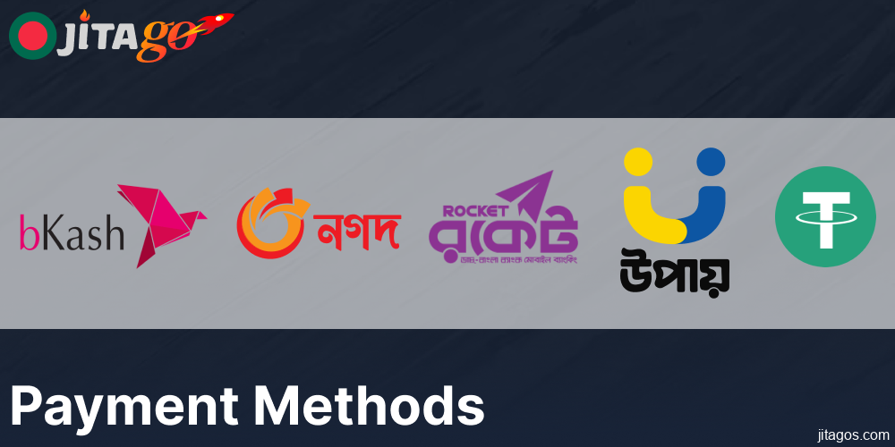 Jitago app payment methods for players from Bangladesh