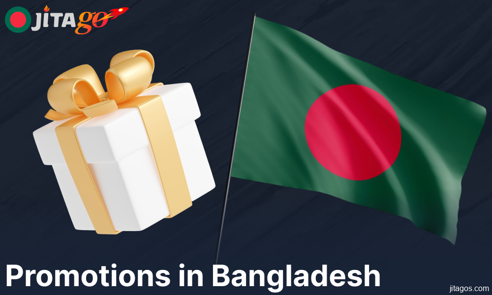 Jitago bonuses and special offers for players from Bangladesh