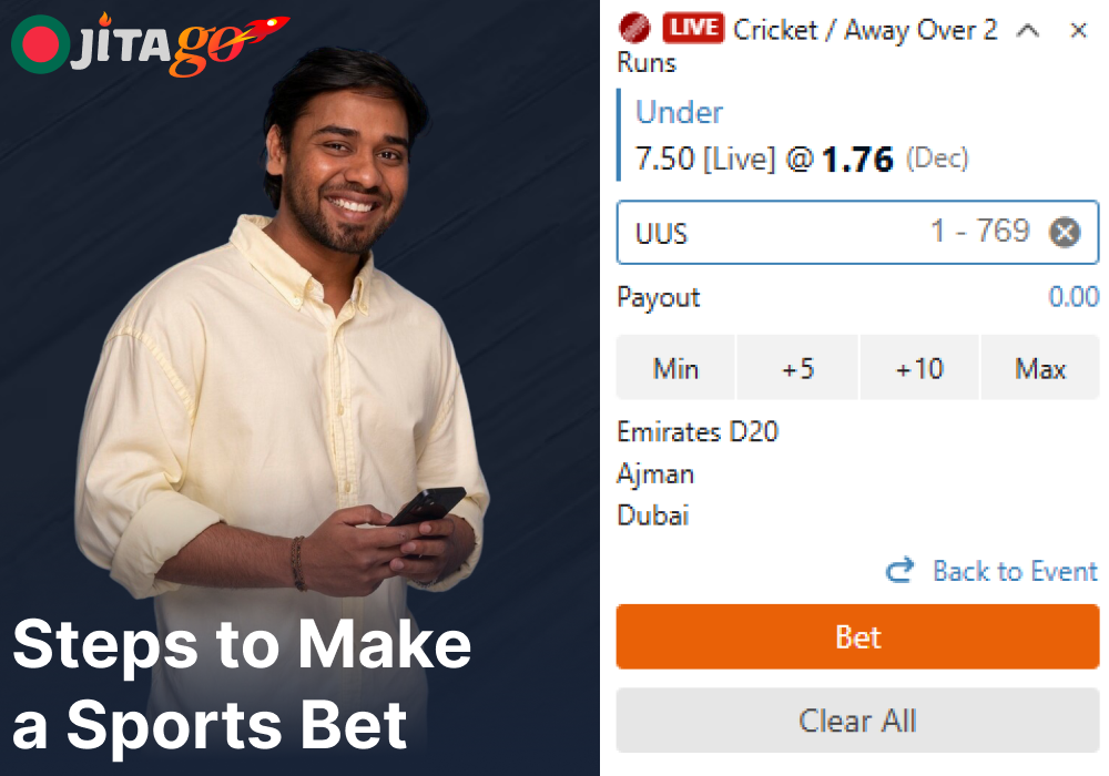 Guide on making sports bets on Jitago for players from Bangladesh
